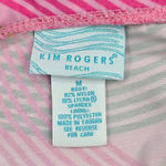 kim rogers  Pink Brown Stripe Medium Bikini Bottom Swimwear Photo 3