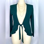 Allegra K  Women's Tie-Front Dressy Ruffled Long Sleeve Open Cardigan (809) Photo 1