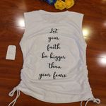 On Fire  White Faith Tank Top Size XL Photo 1