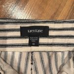 Karen Kane off white and navy straight ankle pant size 10 spring, casual crop Photo 3