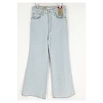 Levi's NWT Levi’s Ribcage Bell Jeans 30 Cool Blue Popsicle Wash Photo 1