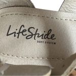 Aerosoles LifeStride Riley Strappy Sandals. Gold Upper with Snakeskin Pattern Heel. Sz 9.5 Photo 6