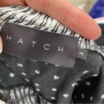 Hatch Anthropologie Black & White Mixed Print Womens Jogger Pants 2 Lightweight Photo 2