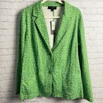 Talbots Woman New ladies blazer green floral print preppy old money size 2X plus Photo 1