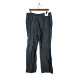 Calvin Klein  Modern Fit Women's Charcoal Gray Linen Blend Dress Pants Size 14 Photo 3