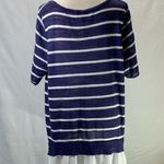 Torrid COPY - Blue and White Striped Shark bite Pullover Sweater Size 2 (2X) Photo 4