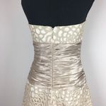 #121 GABALIS CHAMPAIGNE Strapless Cocktail Dress Size 6 Photo 6