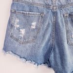 Kancan Distressed Denim Blue Jean Shorts Size 28 Photo 4