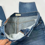 Madewell  Womens Blue Distressed Cropped Classic Straight Leg Jeans Size 32 Photo 7