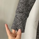 Isabel Marant Etoile  Grey Marled Knit Long Sleeve Mini Dress Womens 2 Preppy Photo 5