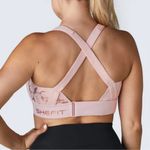 SHEFIT Flex Sports Bra Medium Impact Pink size 4 luxe 46 Photo 2