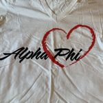 American Apparel Alpha Phi T-shirt by  Size S Photo 1