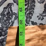 VINTAGE 60s Dynasty 100% Silk Jacquard Grey & Black Paisley Blazer Photo 8