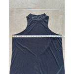 prAna  Womens Medium Black Split Hem High Neck Workout Tank Sporty‎ Outdoors Gym Photo 6