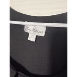 Olivia Matthews  Fit Flare Dress‎ Size 20 Black Cap Sleeves Side Zip Pockets Photo 3