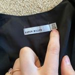 Karen Millen  striped bodycon bandage dress black cream red Photo 4