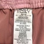 Roxy Women's Color Block Navy Blue Pink Drawstring Swim Beach Board Shorts Photo 4