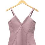 NWT The Girlcode Bandage V Neck Bodycon Midi Dress Lilac Mauve Women’s Size 6 Purple Photo 2