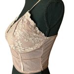 Bozzolo  Light Pink Lace Corset Top – Coquette, Balletcore, Soft Girl Style Photo 3