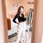 Topshop Cream High Rise Pants!! Photo 5