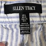 Ellen Tracy Ellen Tracey 100% Linen Striped Shorts - sz L Photo 2