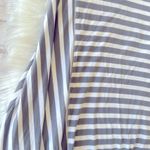 SO  Women's Casual Plain Simple T-Shirt Loose Striped Dress Size Small Photo 5