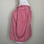 Old Navy  Red Gingham Off Shoulder Top Sz XS Photo 2