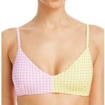 AQUA 2 Piece Pink/Yellow High Waisted Bikini NWT XL Photo 0