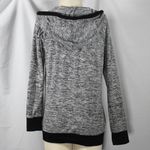 No Boundaries Heather Grey Casual Zip-Up Jacket with Hood & Pockets - Juniors XL Photo 3