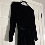 Olivia Von Halle x Disney Maleficent Shillingford Velvet Wrap Maxi Dress Size S‎ Black Photo 6