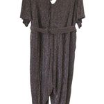 Torrid Size 3 Black Gold Glitter Knit Suprlice Jumpsuit Photo 2
