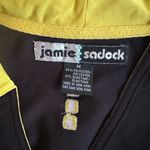 Jamie Sadock Black Sleeveless Golf Top Yellow Athletic Athleisure Sporty Prep Size M Photo 3