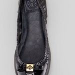 Tory Burch Eddie Bow Patent Leather Ballerina Flats Photo 2