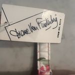 Diane Von Furstenberg New  Vintage Makeup Bag Peach Floral Photo 6