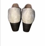 None Tan size 8 1/2 open ankle zippered booties Photo 4