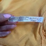 Free People Marina Tie Back Cotton Crinkle Babydoll Dress Yellow / Gold Medium Photo 14