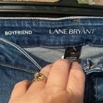 Lane Bryant Distressed  Borfriend jeans size 20R Capris Length Photo 2