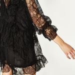 ZARA ✨  black lace dress with frills✨ Photo 5