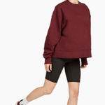 We Wore What  Maroon‎ Sweatshirt size Medium Photo 0