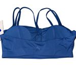 Joy Lab Women's Blue Sports Bra L Medium Support Removable Pads Photo 1