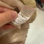 Pretty Little Thing Beige Tan Cream Full Length Puffer Jacket Coat Size Medium Photo 2