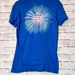 Taylor Swift  Speak Now Blue Graphic concert T-Shirt with Red and White Design SM Photo 2