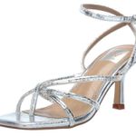 DV by Dolce Vit Dolce Vita Silver Strap Heels Photo 0