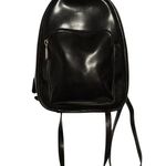 Roots  Black Leather Mini Backpack / Purse Photo 0