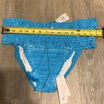 PilyQ  Romance & blue crochet bikini set. M-top/L-bottom NWT Photo 9