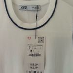 ZARA  basic knit top with contrasting piping  Photo 3