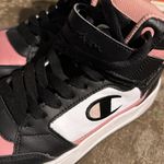 Champion  Black and Pink High-Top Sneakers size 6 Photo 2
