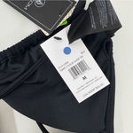 Volcom ‎ NWT Black Triangle Bikini Top + Simply SEamless Skimpy bottoms S M Photo 3