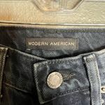 Modern American High‎ Rise Jeans Size 26 Dark Wash Button Fly NEW Blue Photo 2
