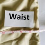 Mossimo Cream Black Satin Feel Drawstring 3/4 Sleeve Lightweight Dress Sz S Photo 7